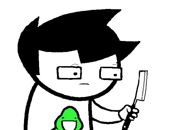 john holding a razor