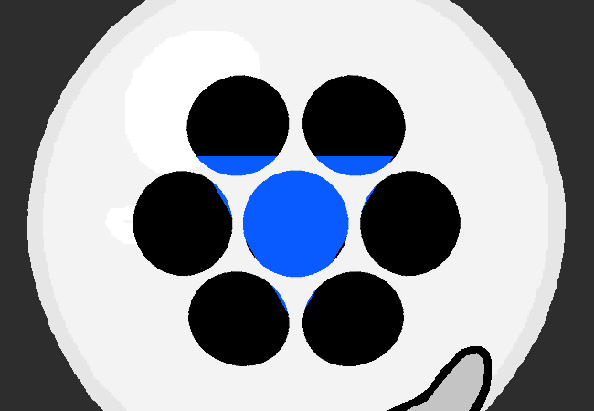 The blue triangle crystal ball floats back to the surface: I will explode in your face.