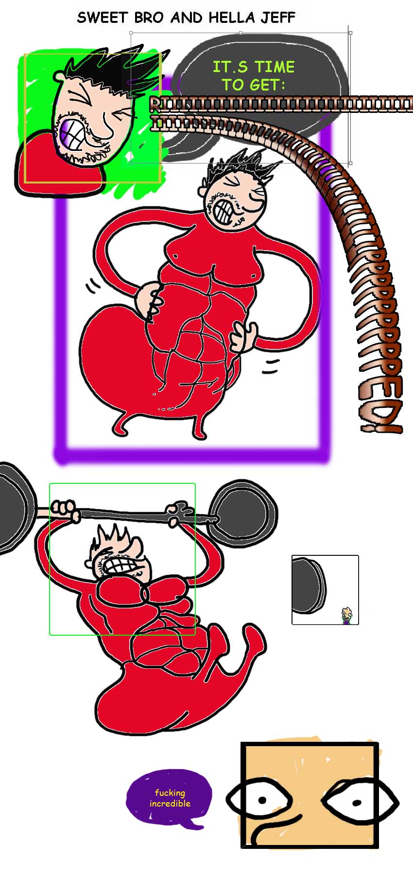 Sweet Bro and Hella Jeff comic